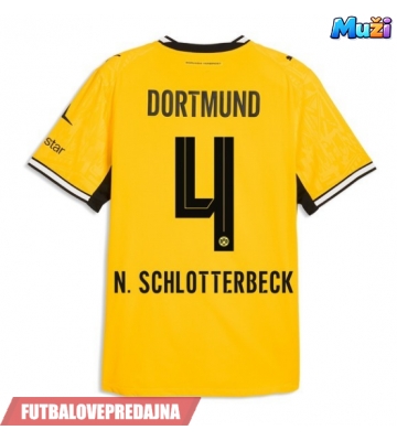 Lacne Muži Futbalové dres Borussia Dortmund Nico Schlotterbeck #4 2026-27 Krátky Rukáv - Domáci